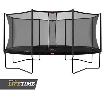 Батут Berg Grand Favorit Regular 520 Black + Safety Net Comfort