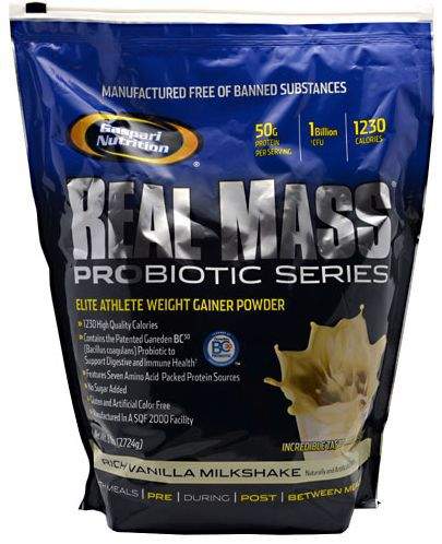 Gaspari Nutrition Real Mass Probiotic 2724 гр / 6lb / 2.72кг