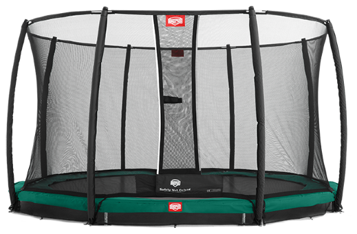 Батут BERG Champion InGround 430 Green + Safety Net Deluxe 