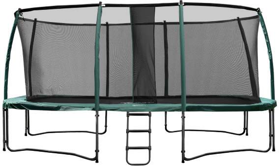 Батут Super Tramps Top Trampoline 10'x14' (4.3x3.0м) прямоугольный с защитной сетью Артикул TC-1014-R6M