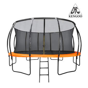 Батут DFC Trampoline Kengoo с сеткой и лестницей 17FT арт. 17FT-TR-E-BAS