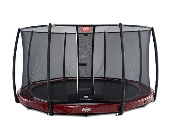 Батут Berg InGround Elite Red 380 + Safety Net Deluxe