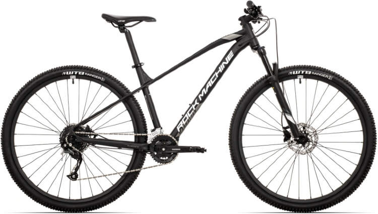 Велосипед Rock Machine Manhattan 90 29 Matte Black/Silver/Silver