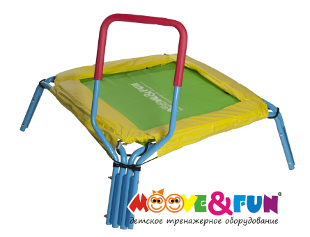 Батут 36" с ручкой, квадратный Moove&Fun MF-36-SQ