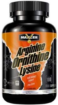 Maxler Arginine Ornithine Lysine 100 капс / 100 caps