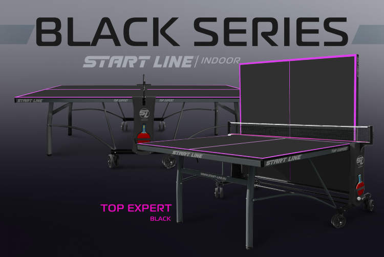 Теннисный стол домашний Start Line TOP Expert Black