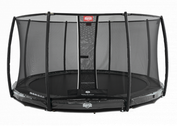 Батут Berg InGround Elite Grey 430 + Safety Net Deluxe