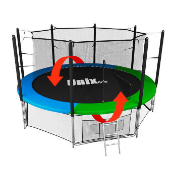 Батут Unix line 12 ft inside