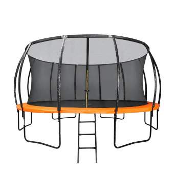 Батут DFC Trampoline Kengoo с сеткой и лестницей 16FT-TR-E-BAS